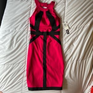 XOXO Juniors Colorblocked Open Back Bodycon Dress